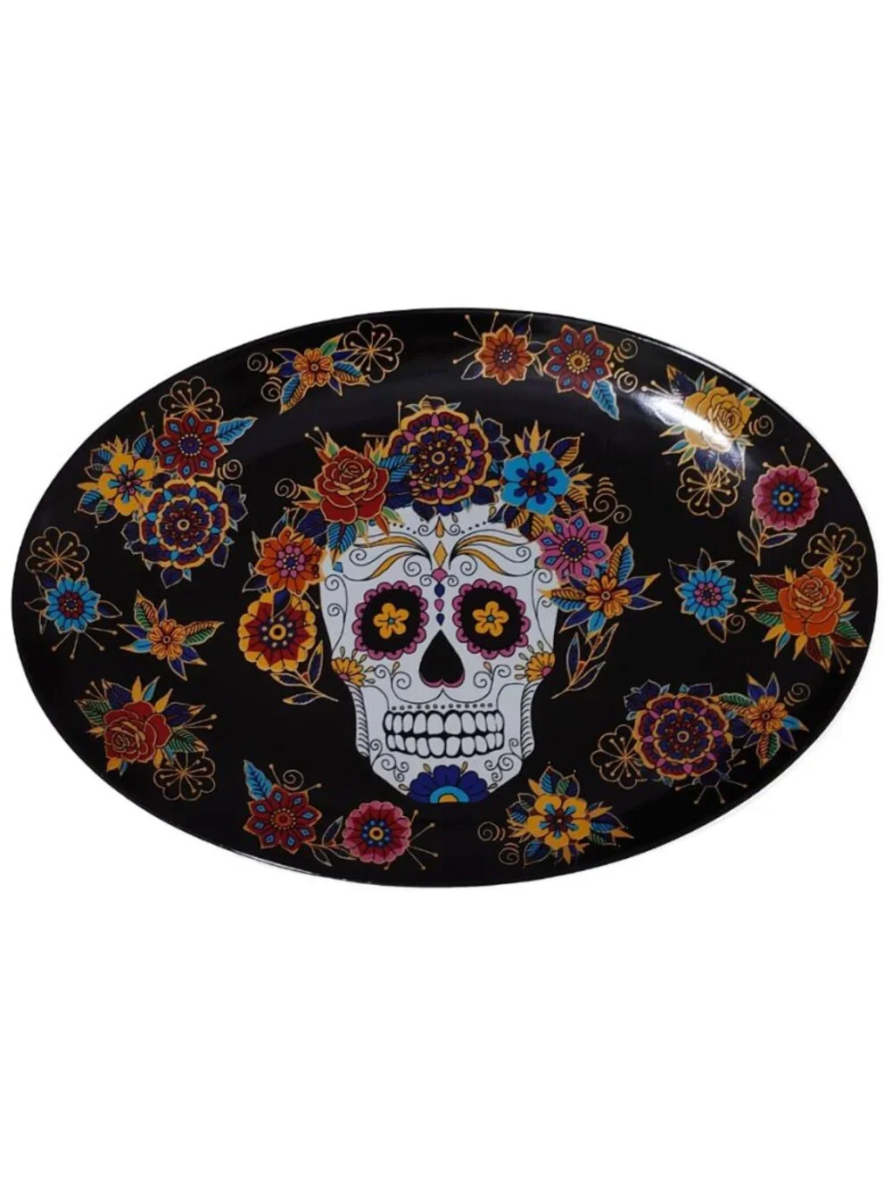 Williams Sonoma Dia De Los Muertos Day of the Dead Porcelain Serving Platter